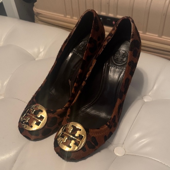 Tory Burch Shoes - Tory Burch Leopard Print Wedges